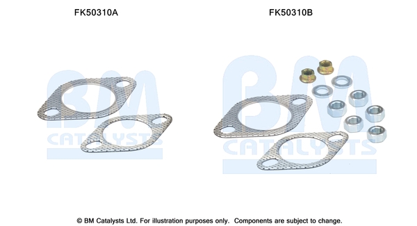 Uitlaat montageset Bm Catalysts FK50310