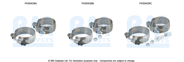 Uitlaat montageset Bm Catalysts FK50439