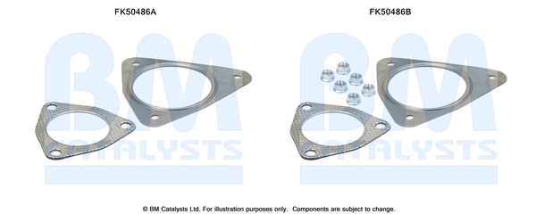 Uitlaat montageset Bm Catalysts FK50486