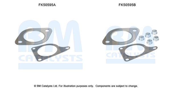 Uitlaat montageset Bm Catalysts FK50595