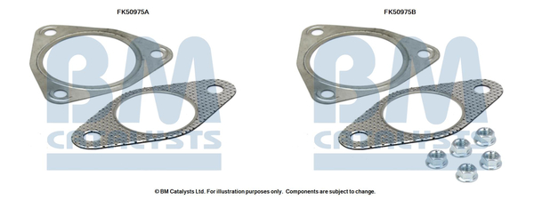 Uitlaat montageset Bm Catalysts FK50975