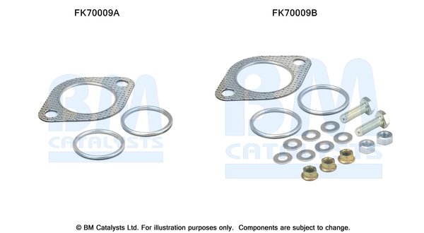 Uitlaat montageset Bm Catalysts FK70009