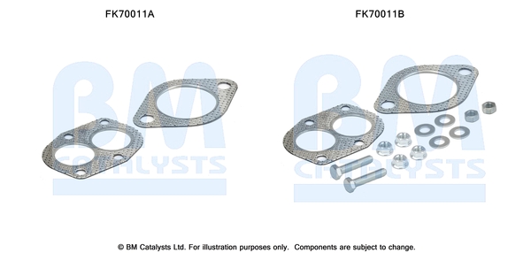 Uitlaat montageset Bm Catalysts FK70011