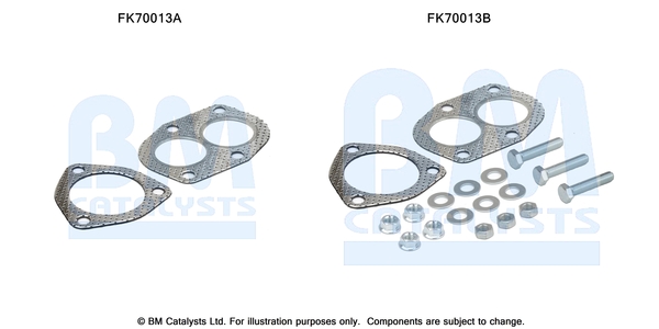 Uitlaat montageset Bm Catalysts FK70013