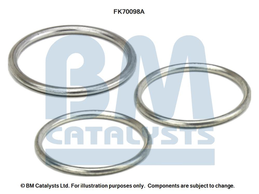 Uitlaat montageset Bm Catalysts FK70098