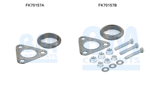 Uitlaat montageset Bm Catalysts FK70157