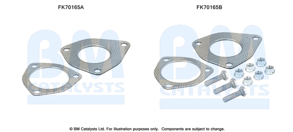 Uitlaat montageset Bm Catalysts FK70165