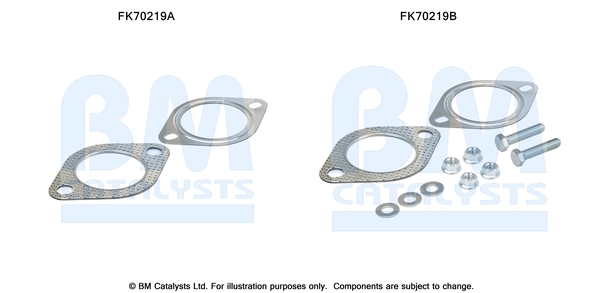 Uitlaat montageset Bm Catalysts FK70219