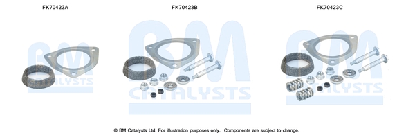 Uitlaat montageset Bm Catalysts FK70423