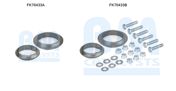 Uitlaat montageset Bm Catalysts FK70433