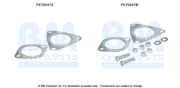 Uitlaat montageset Bm Catalysts FK70447