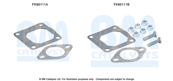 Katalysator montageset Bm Catalysts FK80111