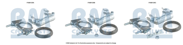 Katalysator montageset Bm Catalysts FK80120