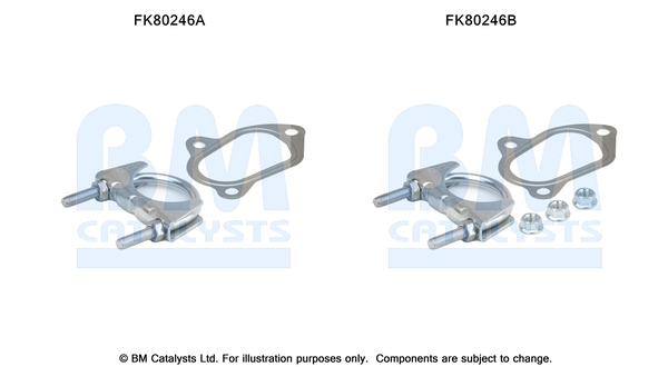 Katalysator montageset Bm Catalysts FK80246