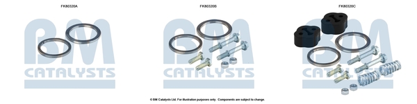 Katalysator montageset Bm Catalysts FK80320