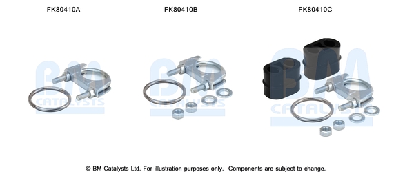 Katalysator montageset Bm Catalysts FK80410