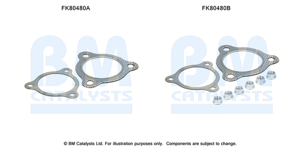 Katalysator montageset Bm Catalysts FK80480