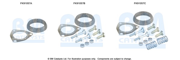 Katalysator montageset Bm Catalysts FK91057