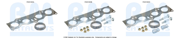 Katalysator montageset Bm Catalysts FK91303