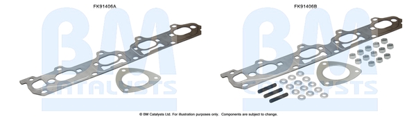 Katalysator montageset Bm Catalysts FK91406