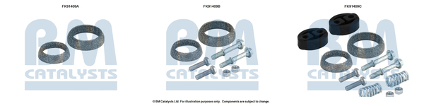 Katalysator montageset Bm Catalysts FK91409