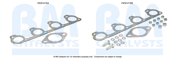 Katalysator montageset Bm Catalysts FK91415