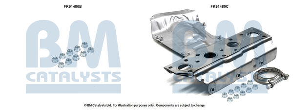 Katalysator montageset Bm Catalysts FK91480