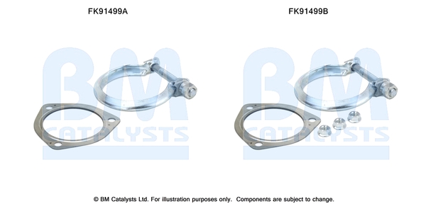 Katalysator montageset Bm Catalysts FK91499