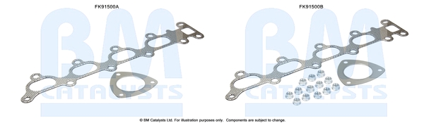 Katalysator montageset Bm Catalysts FK91500