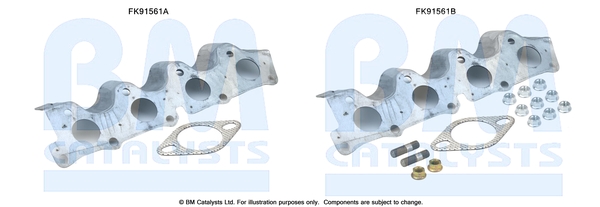 Katalysator montageset Bm Catalysts FK91561