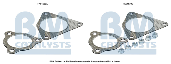 Katalysator montageset Bm Catalysts FK91630