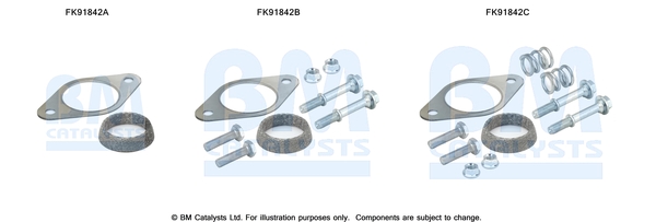 Katalysator montageset Bm Catalysts FK91842