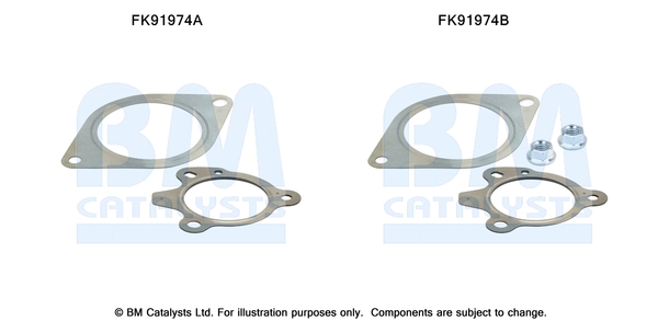 Katalysator montageset Bm Catalysts FK91974