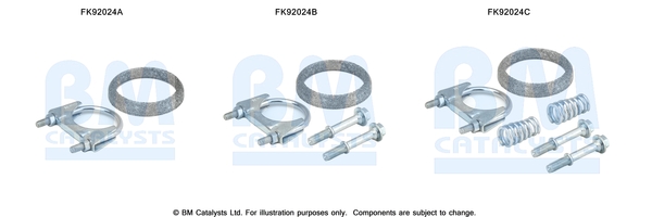 Katalysator montageset Bm Catalysts FK92024