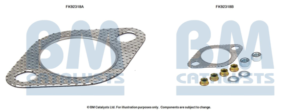 Katalysator montageset Bm Catalysts FK92318