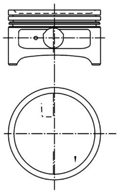 Zuiger Kolbenschmidt 40046600