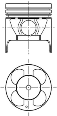 Zuiger Kolbenschmidt 40056600