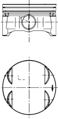 Zuiger Kolbenschmidt 40087610