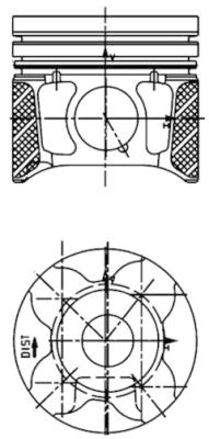 Zuiger Kolbenschmidt 40179600