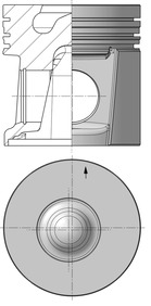 Zuiger Kolbenschmidt 40554610