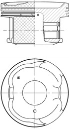 Zuiger Kolbenschmidt 41011626