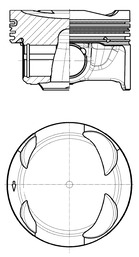 Zuiger Kolbenschmidt 41108600