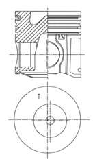 Zuiger Kolbenschmidt 41500600