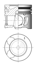 Zuiger Kolbenschmidt 41703600