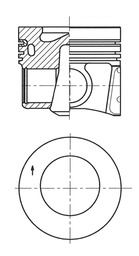 Zuiger Kolbenschmidt 41708600