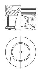 Zuiger Kolbenschmidt 41715600