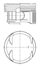 Zuiger Kolbenschmidt 41766620