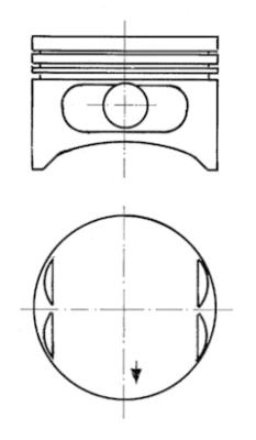 Zuiger Kolbenschmidt 90028601