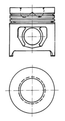 Zuiger Kolbenschmidt 90158700