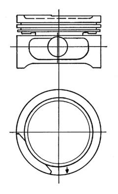 Zuiger Kolbenschmidt 90555605